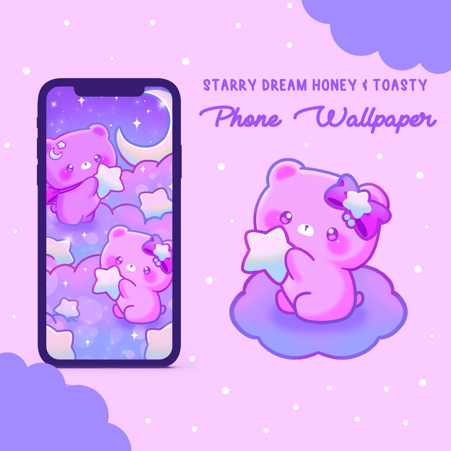 Dreamy Honey and Toasty Mobile Wallpaper
