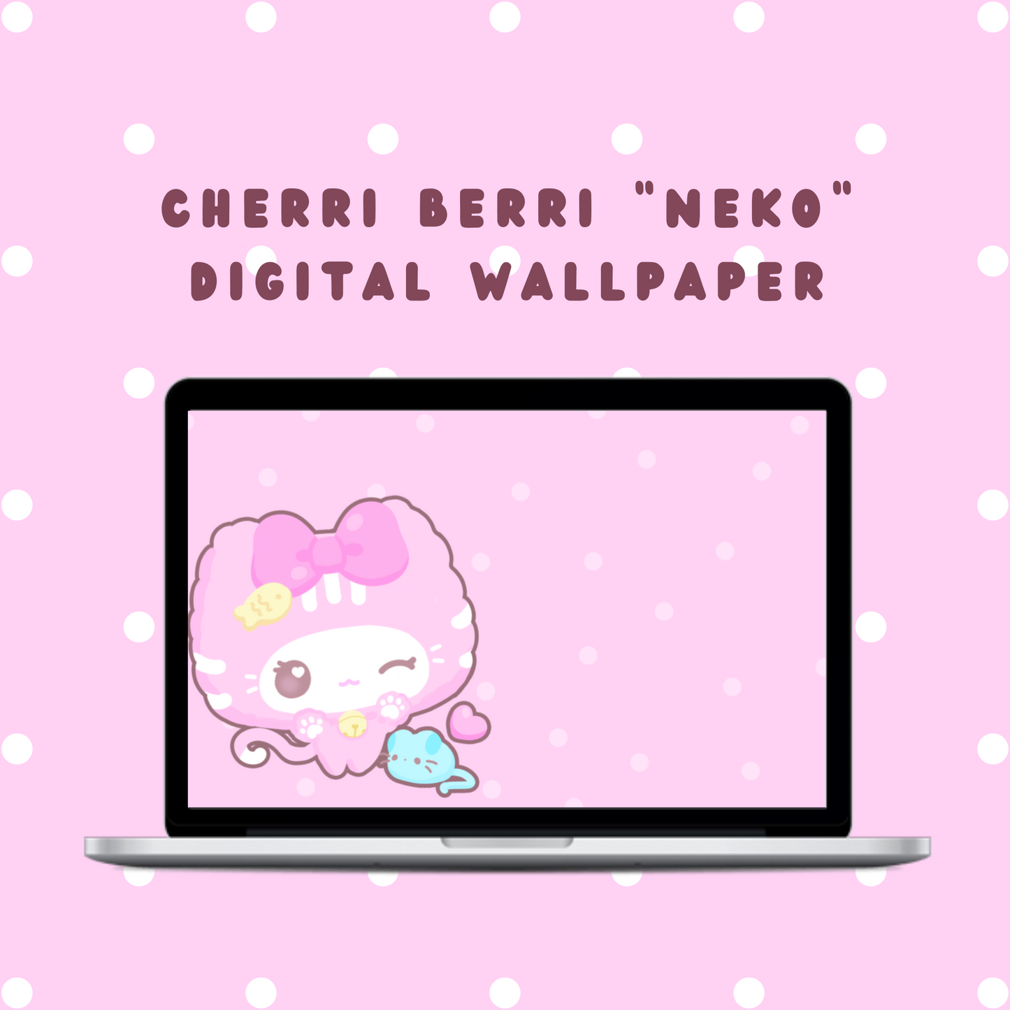 Cherri Berri "Cat Suit" Digital Wallpaper