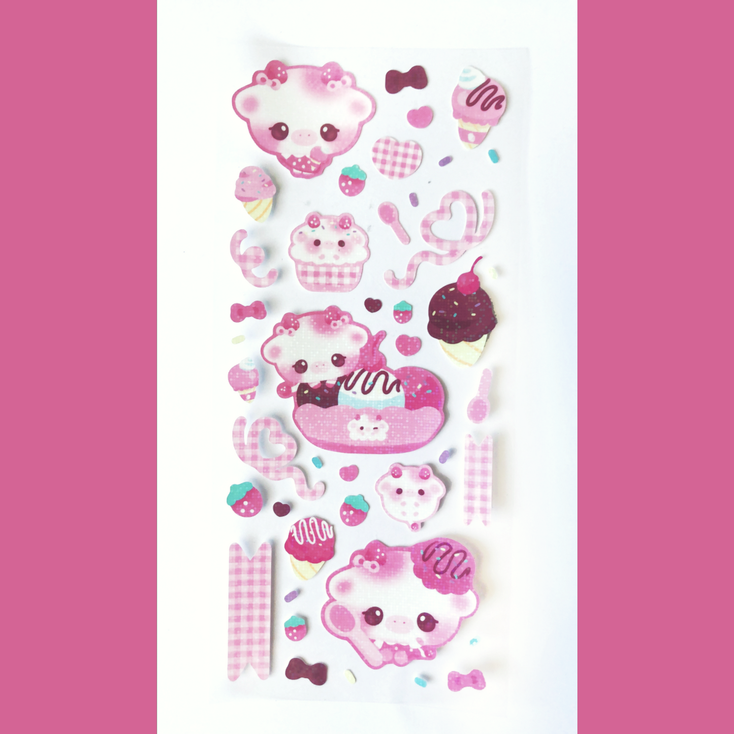 Ella Pink Sticker Sheet
