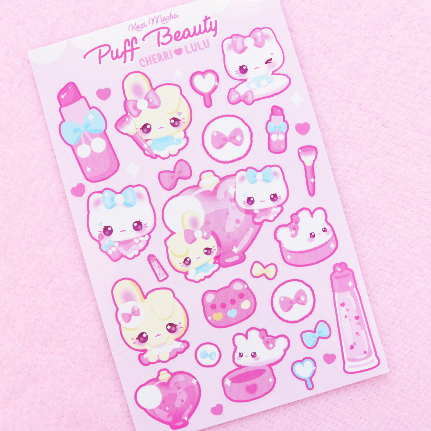 Puff Beauty Sticker Sheet